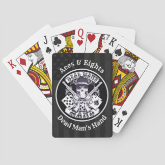 Aces N Eight Dead Man HandAmerikaanse vlag Pokerkaarten