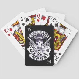 Aces N Eight Dead Man Personal Monogram Pokerkaarten