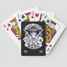 Aces N Eight Dead Man Personal Monogram Pokerkaarten