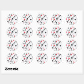 ACES PLAYCARDS RONDE STICKER (Vel)