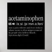 Acetaminophen Pronounce Funny Poster (Voorkant)