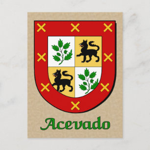 Acevado Family Shield Briefkaart