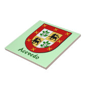 Acevedo Family Shield Tegeltje (Zijkant)