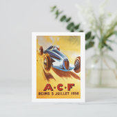 ACF Reims 3 juillet 1938 Briefkaart (Staand voorkant)