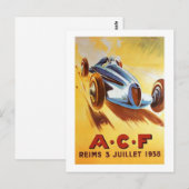 ACF Reims 3 juillet 1938 Briefkaart (Voorkant / Achterkant)