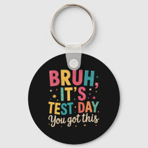 Ach man, het is toetsdag, je kan dit Toetsdag Lera Sleutelhanger