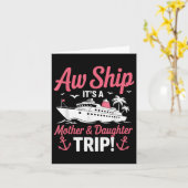 Ach Schip Het Is Een Moeder En Dochter Reis Cruise Kaart (Gele Bloem)