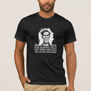 Ach wie goed, dat niemand weet, waar ik... t-shirt