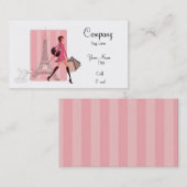 Achat dans le carte de visite de Paris (Devant / Derrière)