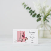 Achat dans le carte de visite de Paris (Debout devant)