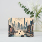 achat incroyable carte nyc envoi postal cartes pos (Debout devant)