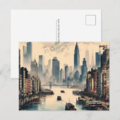 achat incroyable carte nyc envoi postal cartes pos (Devant / Derrière)