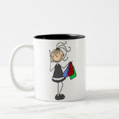 Achats et chiffre tasse de bâton de portable (Gauche)