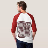 Ache burgundy rag t-shirt (Achterkant volledig)