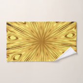 Achempong: Gilded Zenith Opulent Swirl Crimson Gol (Serviette à main)