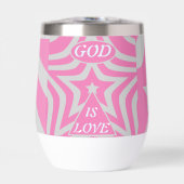 Achempong God Is Love Rose pastel Tige sans fin (Avant)