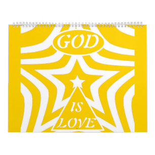 Achempong God Is Love Star Cyber Geel Maandelijks  Kalender