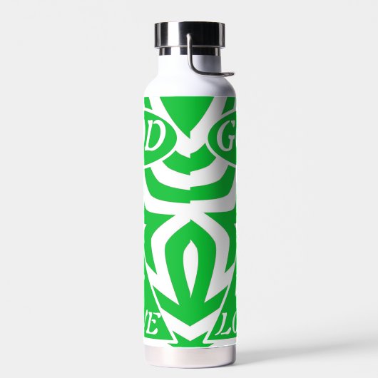 Achempong God Is Love Star Dark Pastel Green Faith Waterfles (Links)