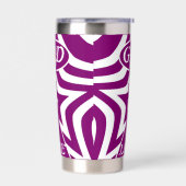 Achempong God Is Love Star Deep Purple Geïsoleerde Drinkbeker (Links)