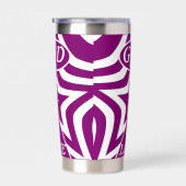 Achempong God Is Love Star Deep Purple Geïsoleerde Drinkbeker (Rechts)