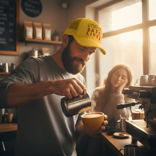 Achempong "Koffie redt levens" Barista's & Koffi Trucker Pet