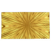 Achempong: The Gilded Zenith Opulent Swirl Liquid Kussensloop (Voorkant-Rechts)