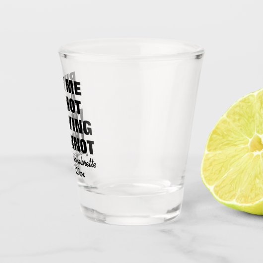 Achète-moi un shot je me marie verre à boire perso (Droite)