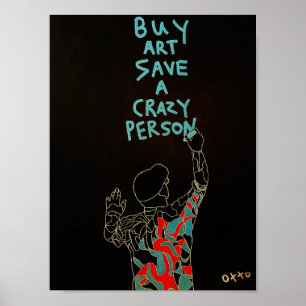 Acheter Art Enregistrer Un Poster De Personne Foll