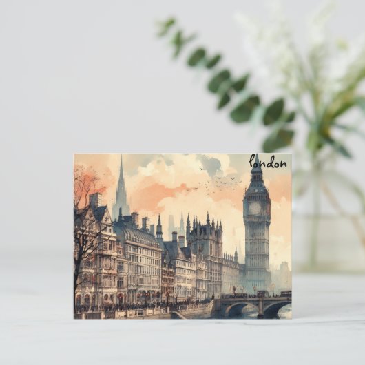 acheter carte Londres publipostage cartes postales (Debout devant)