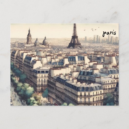 acheter carte Paris envoi postal massif cartes pos (Devant)