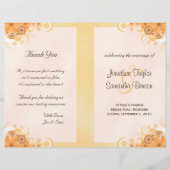 Acheter de l'or ivoire Floral Bi-Fold programmes d (Devant)