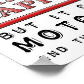 Acheter du Bonheur Affiche drôle de moto (Coin)