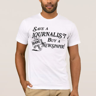 Acheter Journal Enregistrer T-shirt journaliste