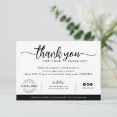 Acheter un Merci de logo personnalisé d'entreprise (Debout devant)