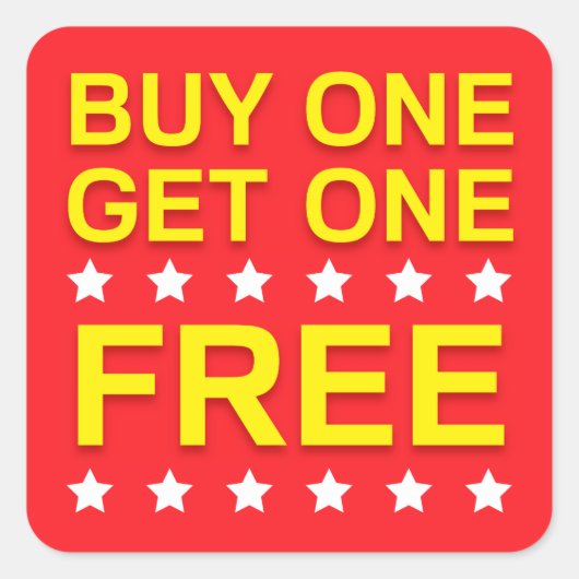 Achetez-en un pour acheter un autocollant gratuit  (Devant)