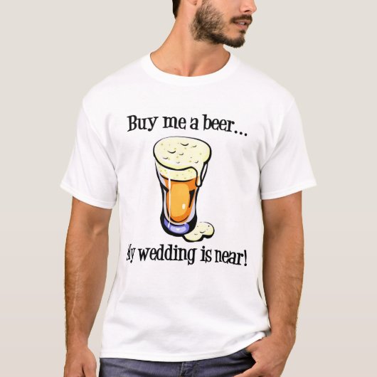 Achetez-moi un t-shirt à bière (Devant)