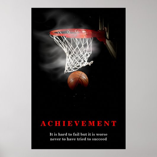 Achievement Basketbal Poster (Voorkant)