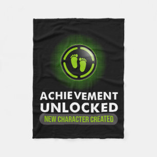 Achievement Ontgrendelde Gift Couples Videogame Pr Fleece Deken