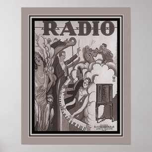 Achille Mauzan Radio Ad Poster