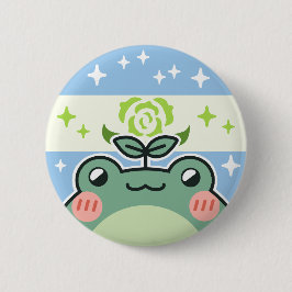 Achilleaanse LGBT Pride Vlag Kikker Ronde Button 5,7 Cm