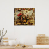 Achilles Defeting Hector, 1630-32 Poster (Keuken)