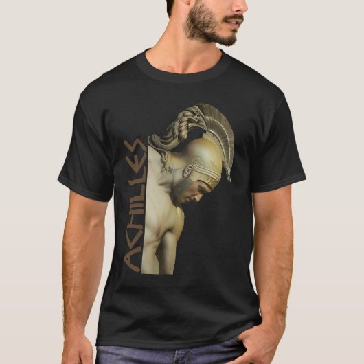 Achilles Greek Warrior 1 T-shirt (Voorkant)