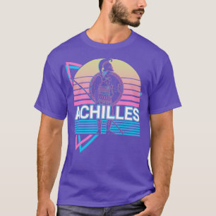 Achilles Greek Warrior Ancient Greek Mythology Ret T-shirt