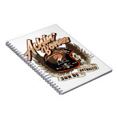 Achin Botten | Retro motorfiets Biker Notitieboek (Rechterzijde)