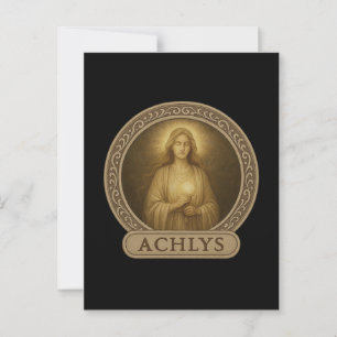 Achlys Schaduw Werk Godin Postkaart