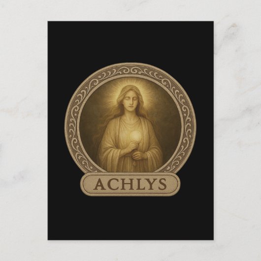 Achlys Shadow Work Goddess Postcard Briefkaart (Voorkant)