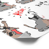 ACHOO! Kat +1 Poster (Hoek)