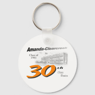 ACHS 30e klas reünie logo Sleutelhanger