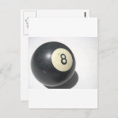 Acht baall briefkaart (Voorkant / Achterkant)