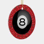 Acht baall keramisch ornament (Rechts)